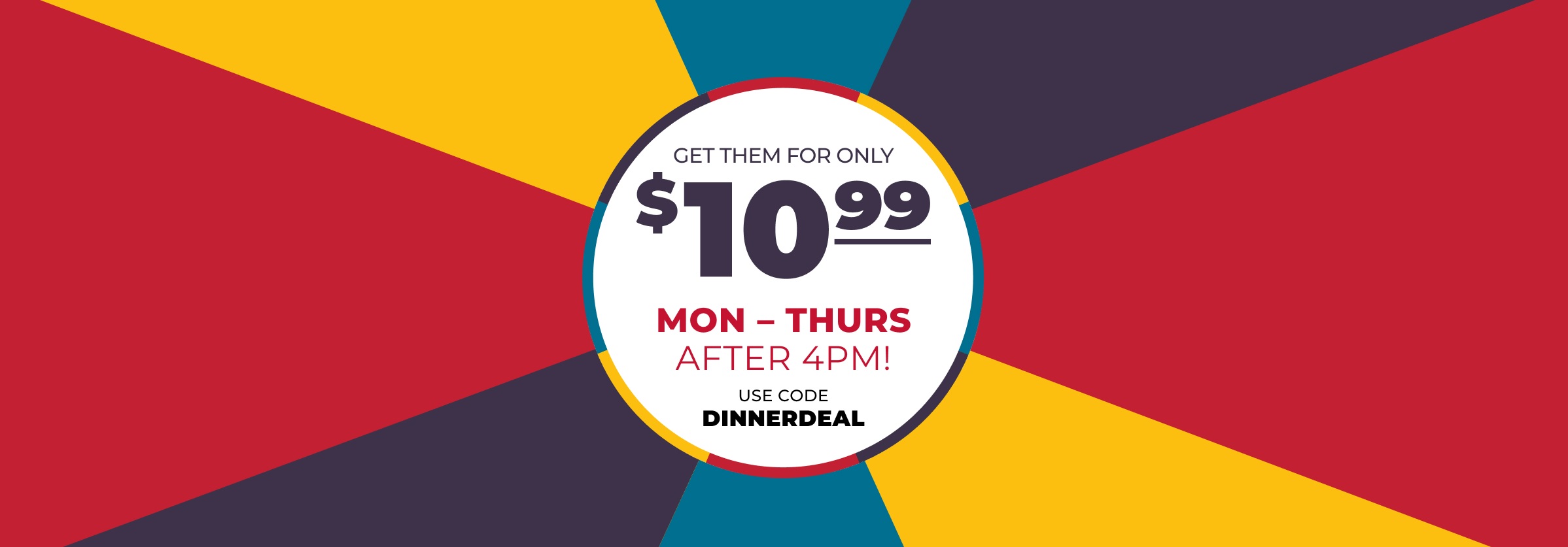 Weekday Dinner Deals