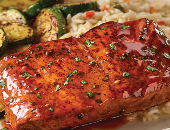 Hickory Bourbon Salmon