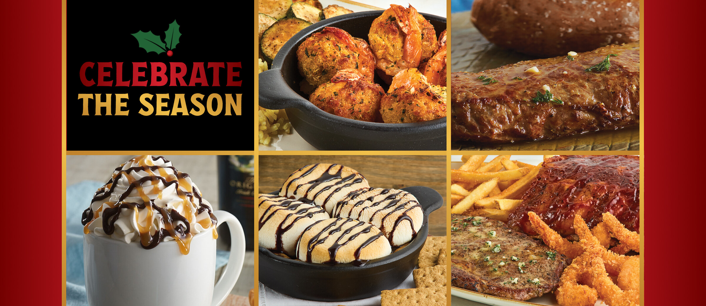 new HOLIDAY menu