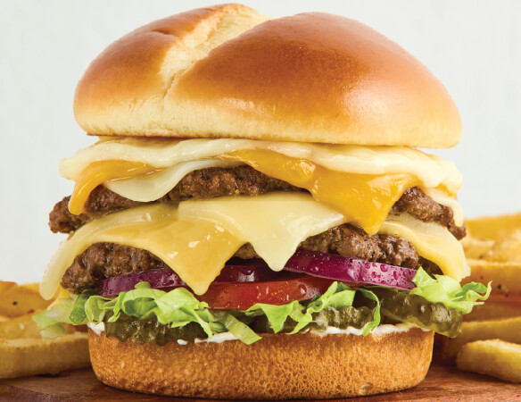 NEW Five-Cheese Smashed Burger
NEW 5-Cheese Smashed Burger