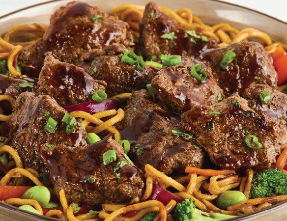 NEW Ramen Noodle Blows - available with Steak or Chicken.