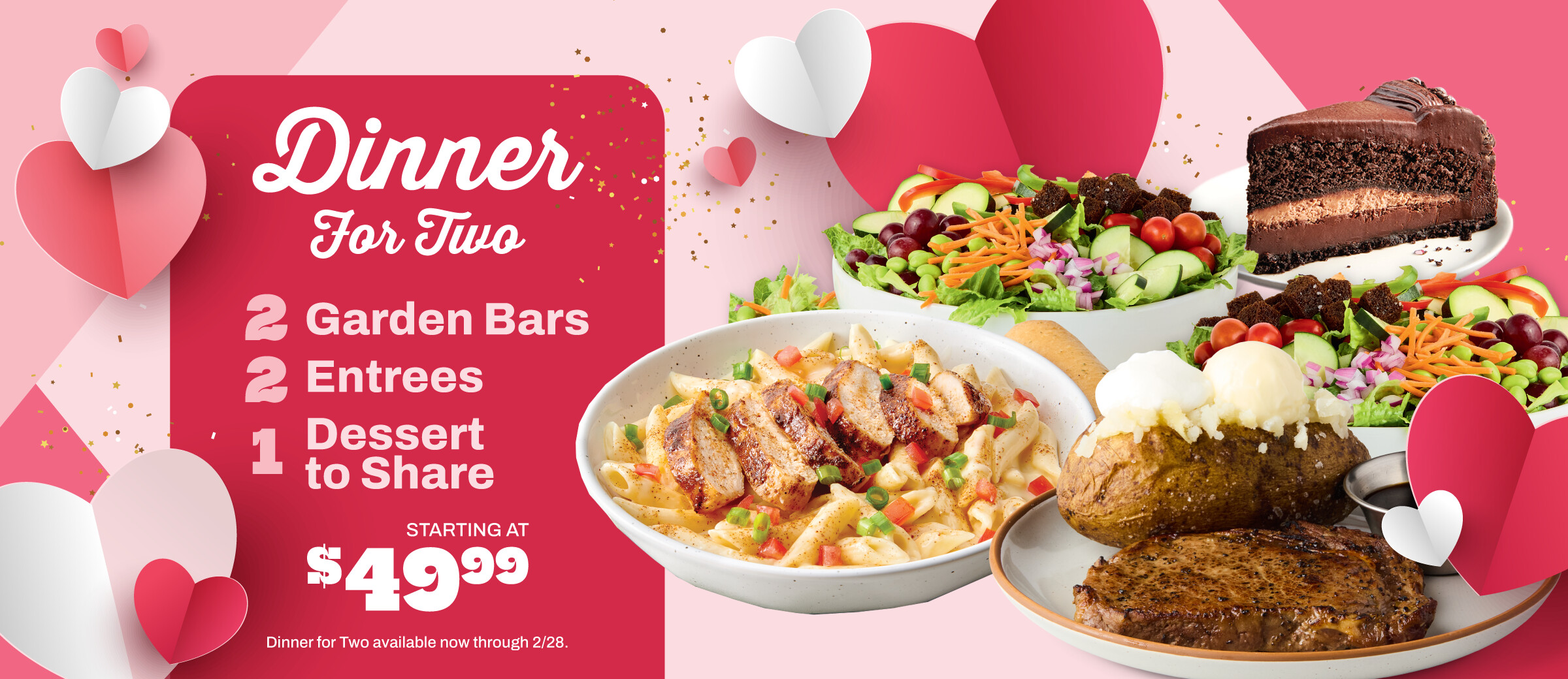 Valentine’s Day Dinner Specials at Ruby Tuesday 2026