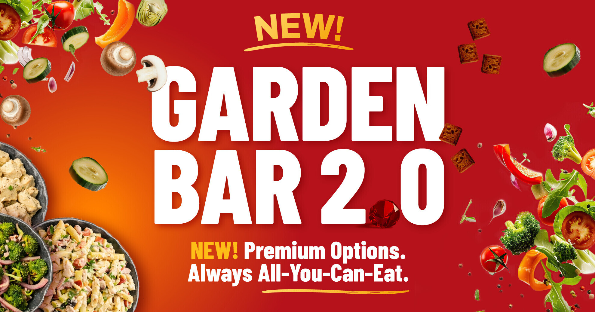Try the New Garden Bar 2.0 at Ruby Tuesday