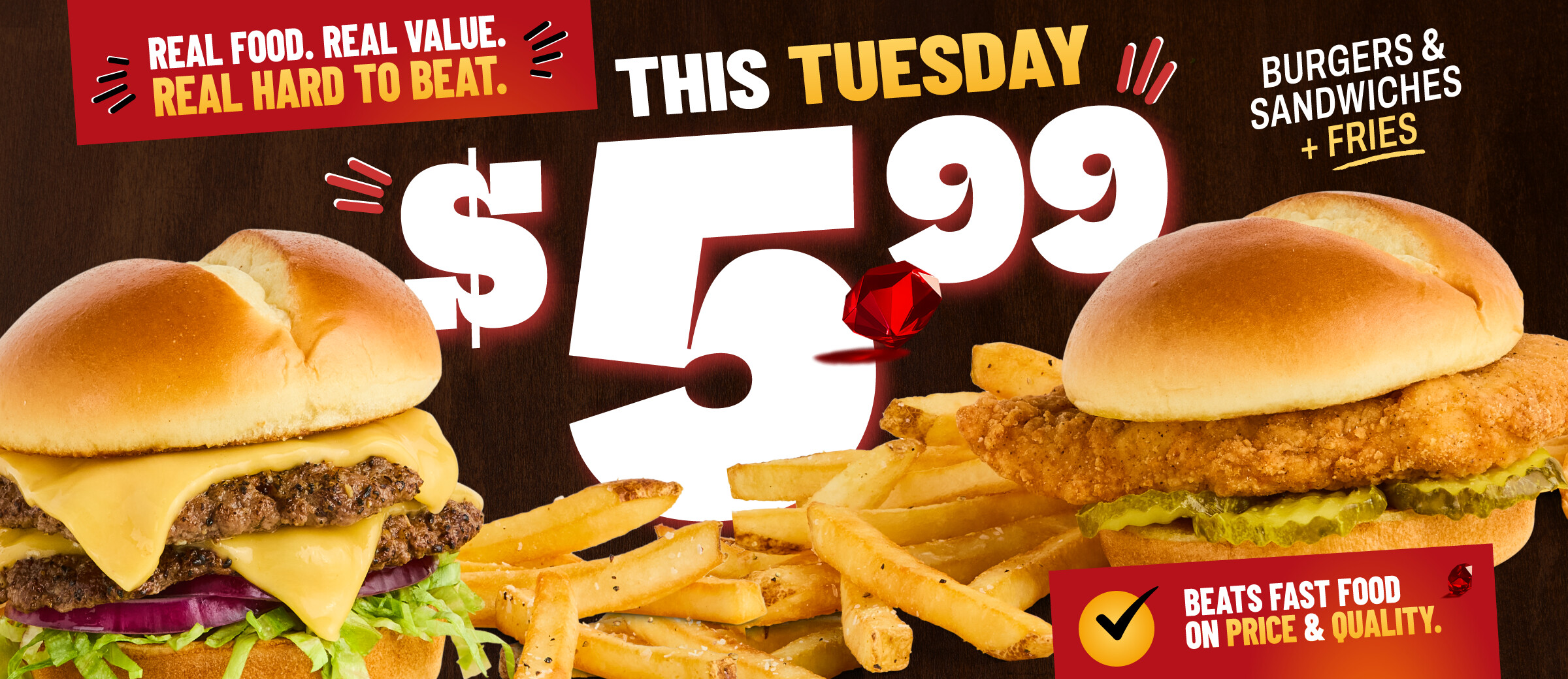 RUBY 1107様 リクエスト 2点 まとめ商品 $5.99 Burgers & Sandwiches on Tuesday, 7/21 - Ruby Tuesday