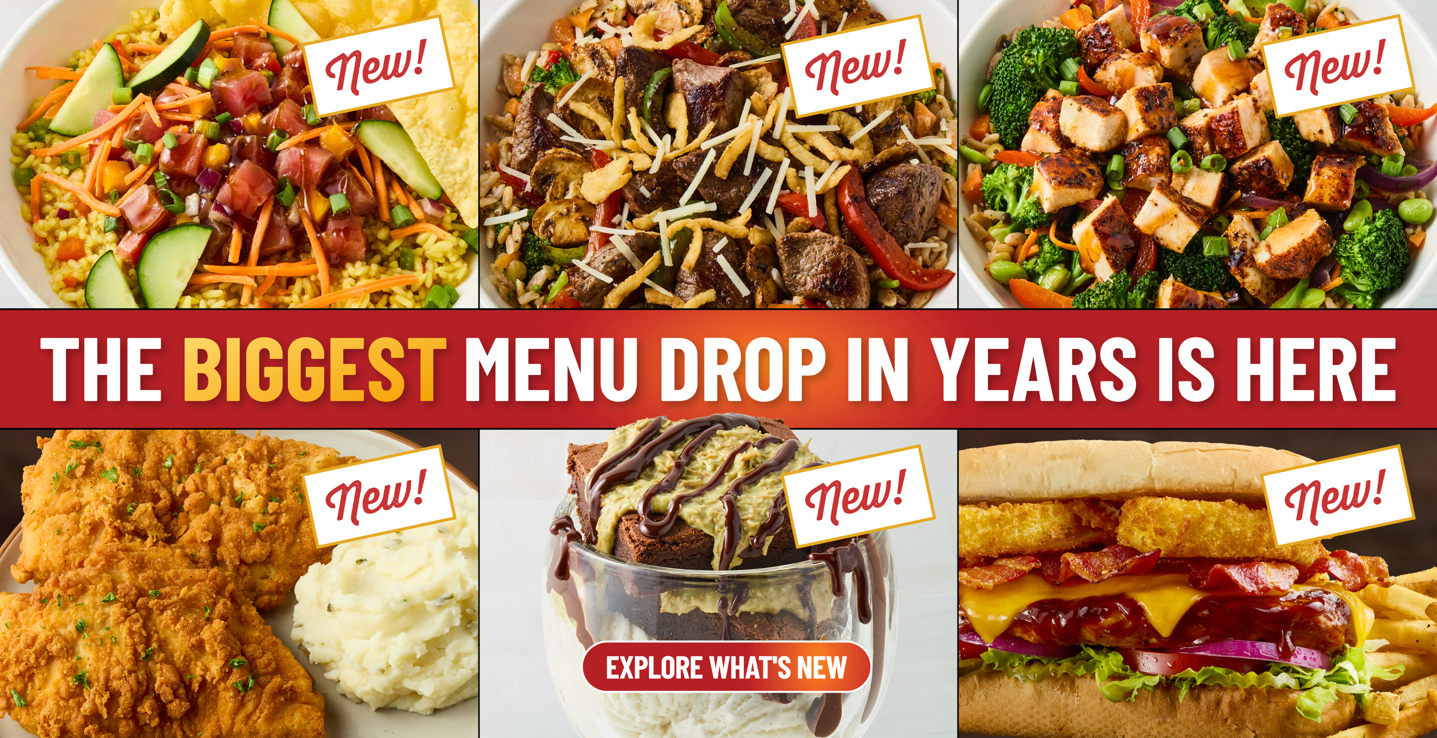 Ruby Tuesday Summer 2026 limited time menu — Bigger Plates and Bolder Flavors, available now at locations nationwide