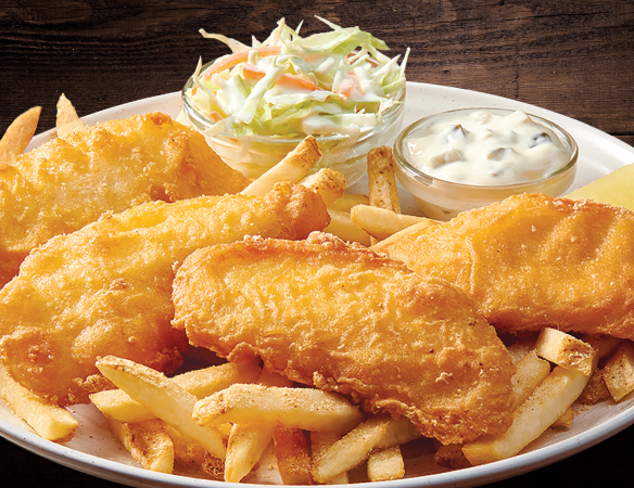 Fish & Chips
Served with french fries